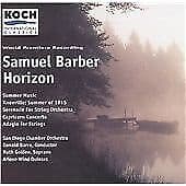 Samuel Barber : Knoxville: Summer of 1915, Horizon (Golden, San Diego Co) CD Pre-Owned