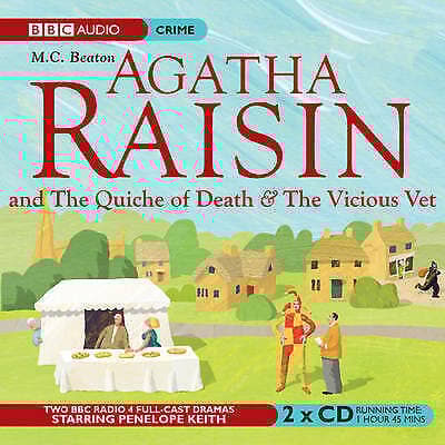 Agatha Raisin and the Quiche of Death CD 2 discs (2007) Pre-Owned
