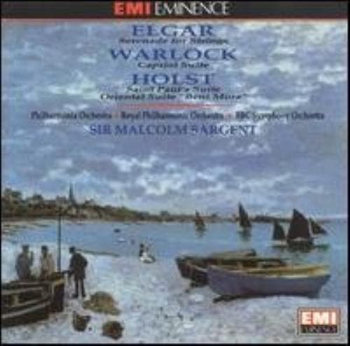 Works By Elgar, Warlock, Holst conducted by Sir Malcolm Sargent CD Pre-Owned