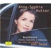 Ludwig van Beethoven : Violin Concertos and Romances (Masur, Nypo, Mutter) CD Pre-Owned