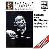 Ludwig van Beethoven : Ludwig Van Beethoven: Symphony No. 7/Symphony No. 8 CD Pre-Owned