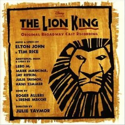Original Broadway Cast Recording : The Lion King CD Pre-Owned
