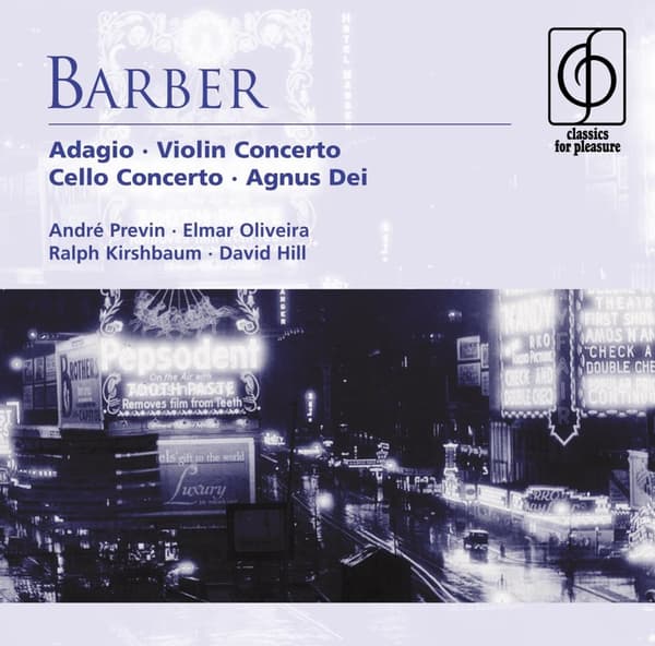 Samuel Barber : Barber: Adagio - Violin Concerto - Cello CD Pre-Owned