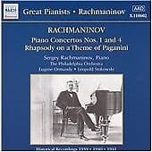 Mark Obert-Thorn : RACHMANINOV - PIANO CONCERTOS NOS. 1 AND 4 - RHAPSODY ON A Pre-Owned