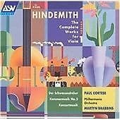 Paul Hindemith : Complete Works for Viola, The (Brabbins, Philharmonia Orch) CD Pre-Owned