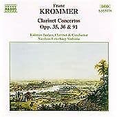 Franz Krommer : Krommer: Clarinet Concertos Opp. 35, 36, & 91 CD (1995) Pre-Owned