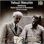 Yehudi Menuhin : Beethoven: Violin Concerto & Romances CD Pre-Owned
