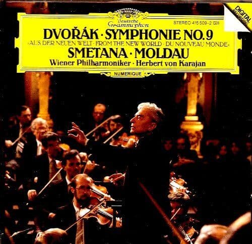 Herbert von Karajan : Dvorak: Symphony No.9 / Smetana: Moldau CD Pre-Owned