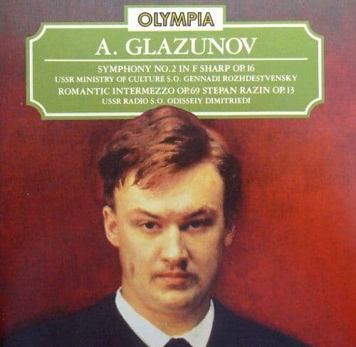 Gennadi Rozdestvensky : Glazunov: Symphony 2, Romantic Intermezz CD Pre-Owned