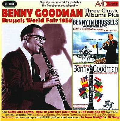 Benny Goodman : Three Classic Albums Plus: Benny in Brussels (1 & 2)/Plays Pre-Owned