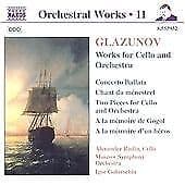 Rudin:Moscow So : GLAZUNOV: Works for Cello and Orchestra CD Pre-Owned