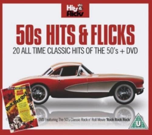 Various Artists : 50’s Hits and Flicks CD Album with DVD 2 discs (2008) Pre-Owned