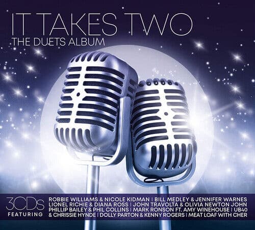 Various Artists : It Takes Two: The Duets Album CD Box Set 3 discs (2020) Pre-Owned