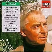 Wolfgang Amadeus Mozart : Concertos for Clarinet, Oboe & Bassoon/Karajan CD Pre-Owned