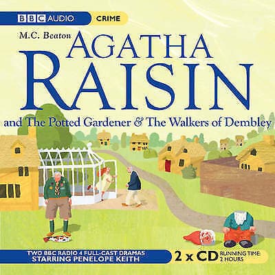 M.C. Beaton : Agatha Raisin and the Potted Gardener CD 2 discs (2007) Pre-Owned