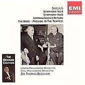 Jean Sibelius : Sibelius: Symphony Nos. 4, 6 / Lemminka? CD Pre-Owned