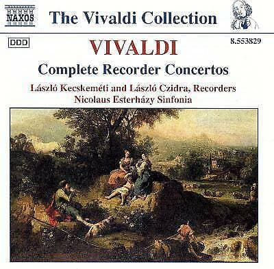 Bela Horvath : Complete Recorder Concertos (Kecskemeti, Czidra) CD (2002) Pre-Owned
