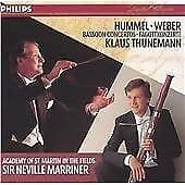 Hummel, Johann Nepomuk : Hummel / Weber: Bassoon Concertos. CD Pre-Owned