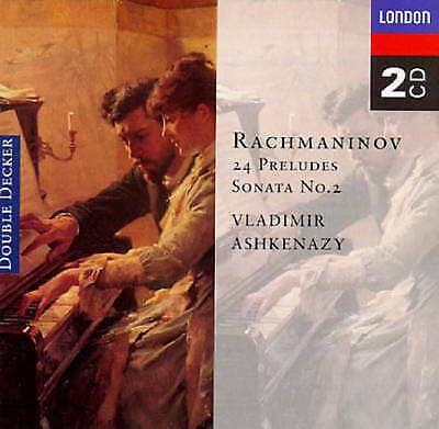 Vladimir Ashkenazy : Rachmaninov: 24 Preludes, Sonata No.2 CD Pre-Owned
