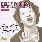 Helen Forrest : Sweet & Simple: Volume 2 CD (1999) Pre-Owned