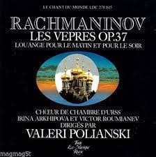 Valeri Polianski : Rachmaninov: Les Vepres OP.37; Louange p CD Pre-Owned