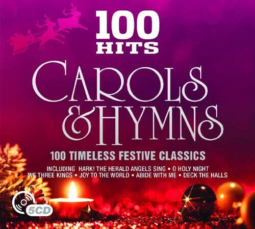 100 Hits: Carols & Hymns CD Box Set 5 discs (2016) Pre-Owned