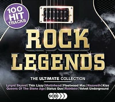 Various Artists : Rock Legends CD Box Set 5 discs (2018) Pre-Owned