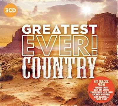 Various Artists : Greatest Ever Country CD 3 discs (2018) Pre-Owned