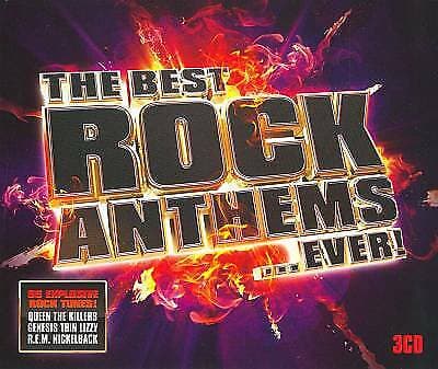 Various Artists : Best Rock Anthems….ever CD 3 discs (2009) Pre-Owned
