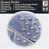 Barber, Samuel : Barber: Piano Concerto / Violin Concerto CD Pre-Owned
