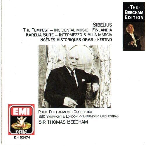 London Philharmonic Orchestra : Sibelius: The Tempest Etc Beecham Editio CD Pre-Owned