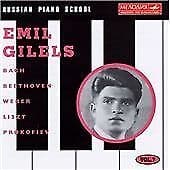 Gilels, Emil : Plays Bach/Beethoven/Weber/& CD Pre-Owned