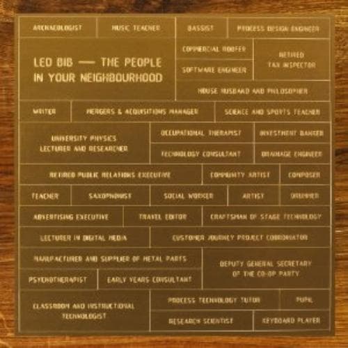 Led Bib : The People in Your Neighbourhood CD (2014) Pre-Owned