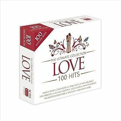 Various Artists : The Ultimate Collection - Love: 100 Hits CD Box Set 5 discs Pre-Owned