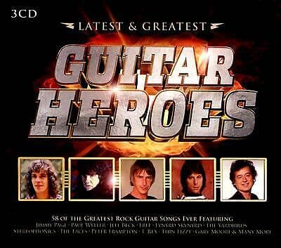 Various Artists : Guitar Heroes CD Box Set 3 discs (2013) Pre-Owned