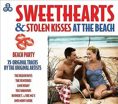 Various Artists : Sweethearts & Stolen Kisses: At the Beach CD 3 discs (2014) Pre-Owned