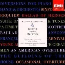 Rattle : Britten;Diversions for Pia CD Pre-Owned