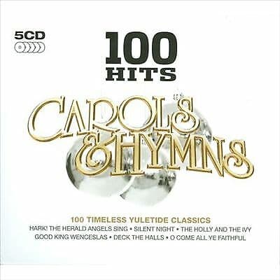 100 Hits: Carols & Hymns CD Box Set 5 discs (2010) Pre-Owned