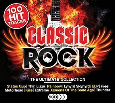 Various Artists : Classic Rock: The Ultimate Collection CD Box Set 5 discs Pre-Owned