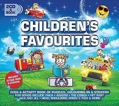 Various Artists : Children’s Favourites CD with Book 2 discs (2015) Pre-Owned