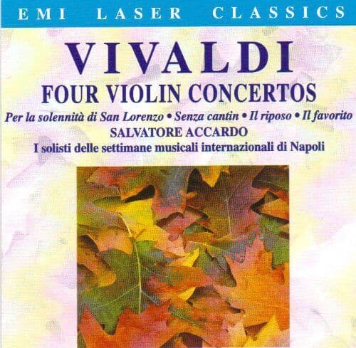 Salvatore Accardo : Vivaldi: Four Violin Concertos CD Pre-Owned