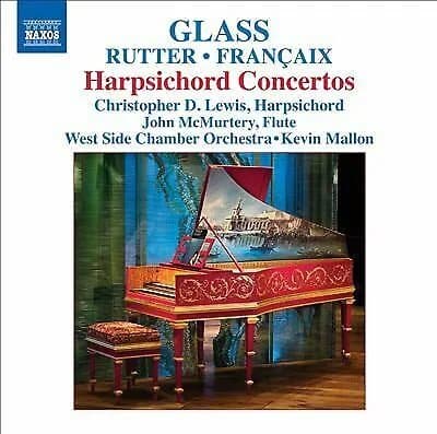 Philip Glass : Glass/Rutter/Francaix: Harpsichord Concertos CD (2013) Pre-Owned