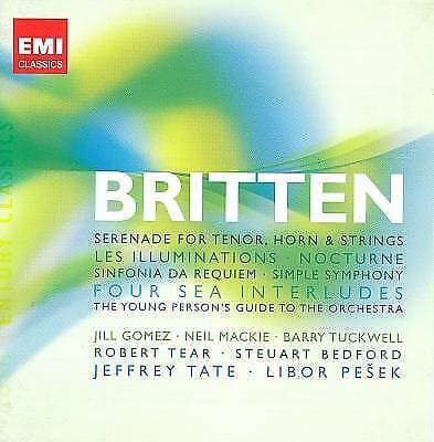Benjamin Britten : Song Cycles/Sinfonia Da Requiem/Four Sea Interludes CD 2 Pre-Owned