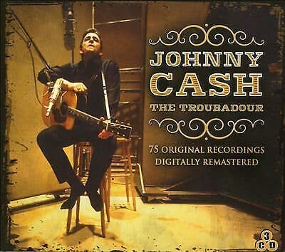Johnny Cash : The Troubadour CD 3 discs (2010) Pre-Owned