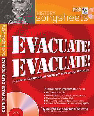 Collins Music : Evacuate, Evacuate: History Songsheet ( CD Pre-Owned