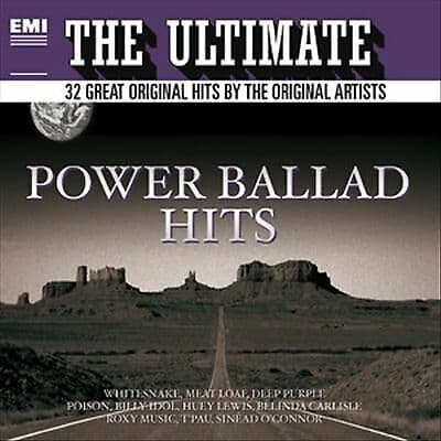 Various Artists : The Ultimate Power Ballad Hits CD Pre-Owned