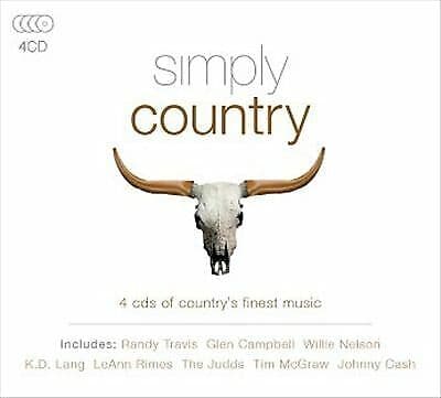 Various Artists : Simply Country CD Box Set 4 discs (2016) Pre-Owned