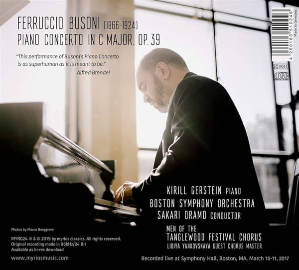 Ferruccio Busoni : Busoni: Piano Concerto (live Recording, CD Pre-Owned