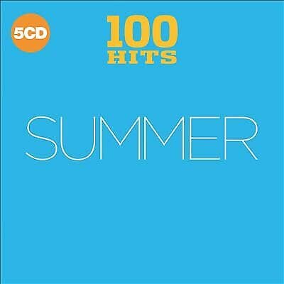Various Artists : 100 Hits: Summer CD Box Set 5 discs (2018) Pre-Owned