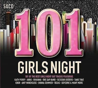 Various Artists : 101 Girls Night CD Box Set 5 discs (2017) Pre-Owned